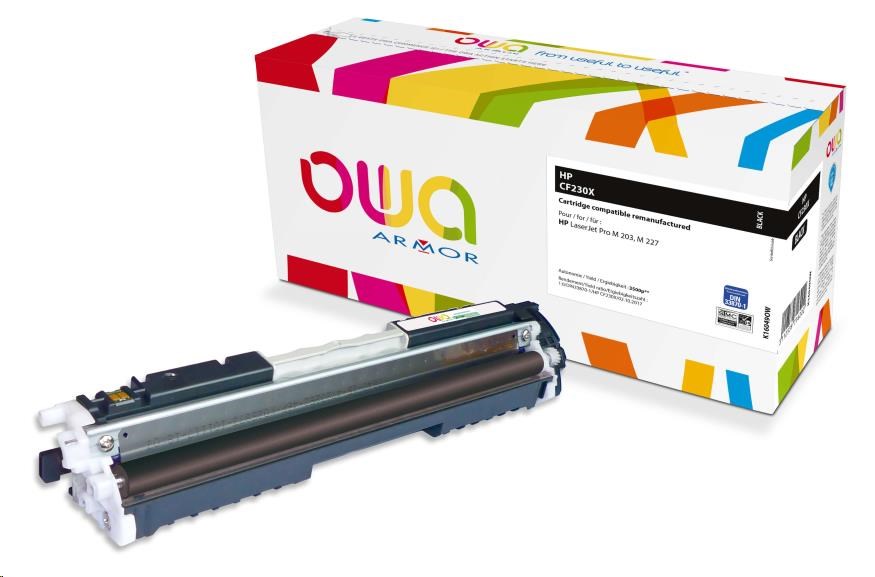 OWA Armor toner pro HP LJ Pro M203, M227, 3500 stran, CF230X, černá/black K16049OW