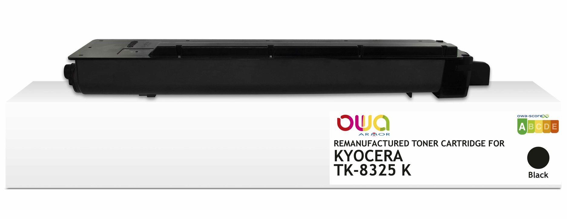 OWA Armor toner pro KYOCERA MITA TASKalfa 2551ci, 18000 stran, TK-8325 K, černá/black K40056OW