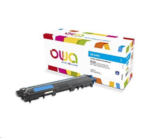 OWA Armor toner pro BROTHER DCP L3510CDW, DCP L3550CDW, HL L3210CW, HL L3270CDW, TN247C, 2300 str., modrá/cyan (TN-247C)