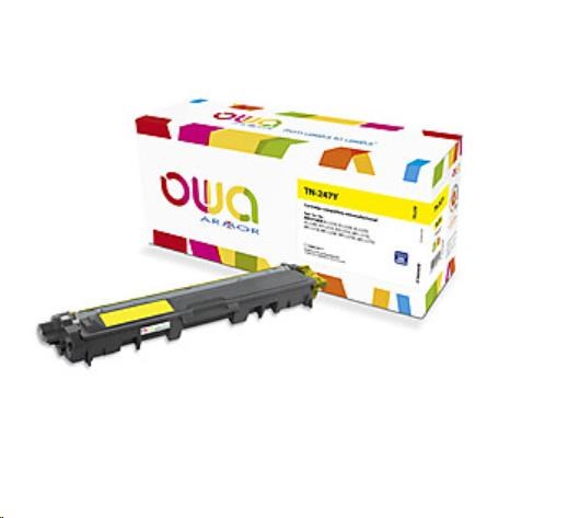 OWA Armor toner pro BROTHER DCP L3510CDW, DCP L3550CDW, HL L3210CW,HL L3270CDW,TN247Y,2300 str.,žlutá/yellow (TN-247Y)