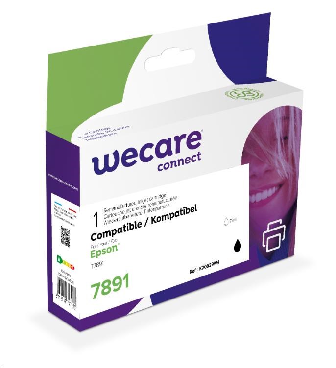 WECARE ARMOR cartridge pro Epson WorkForce Pro WF-5110, 5190, 5620, 5690 (C13T78914010), černá/black, 73ml, 4000str