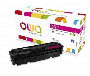 OWA Armor toner pro HP Laserjet M 450, 454, 455, 470, 479, 2100 stran, W2033A, magenta/červená K18643OW