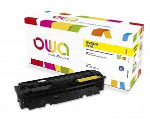 OWA Armor toner pro HP Laserjet M 450, 454, 455, 470, 479, 2100 stran, W2032A, yellow/žlutá K18644OW