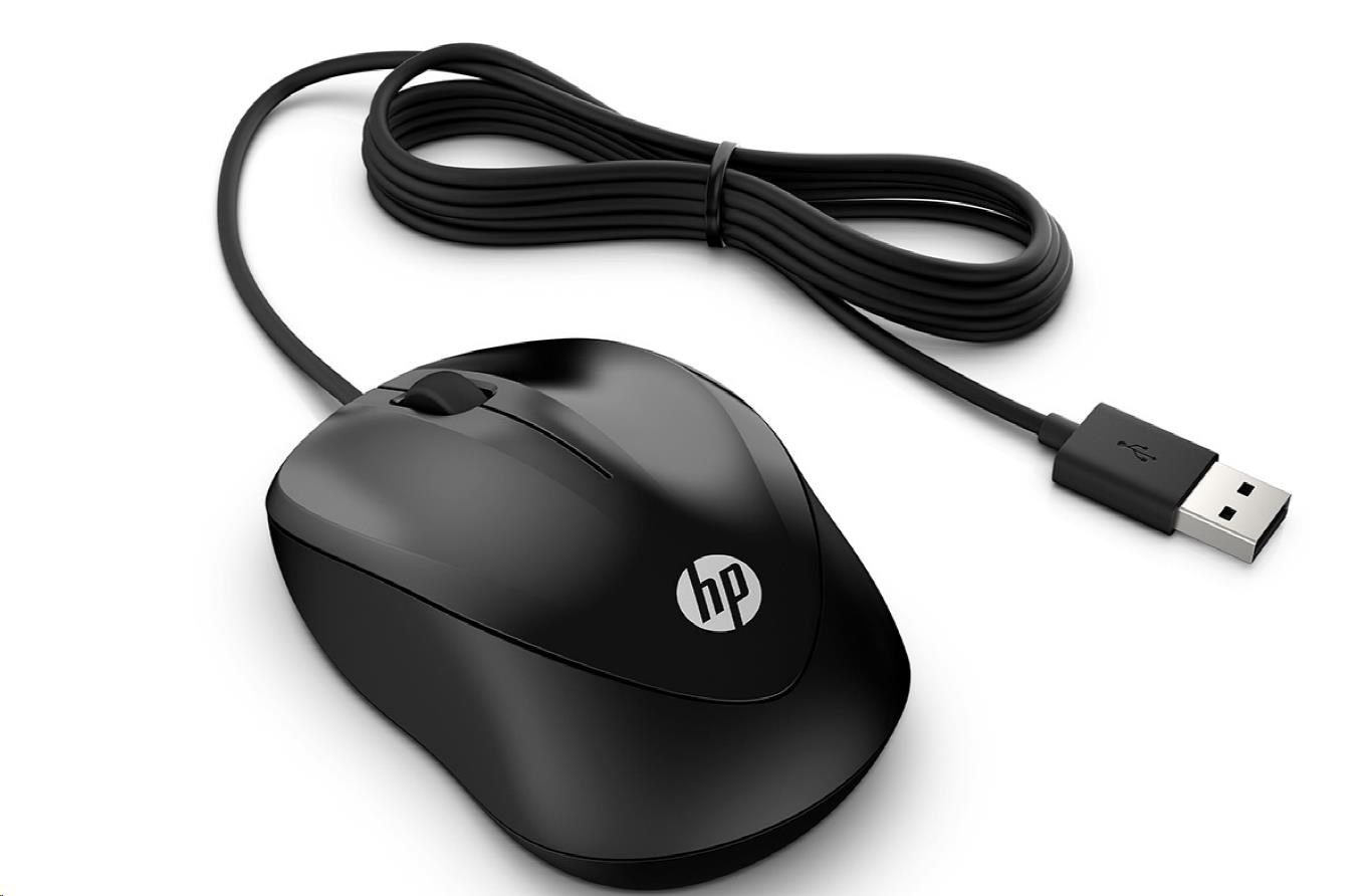 HP myš - Wired Mouse X1000 4QM14AA#ABB