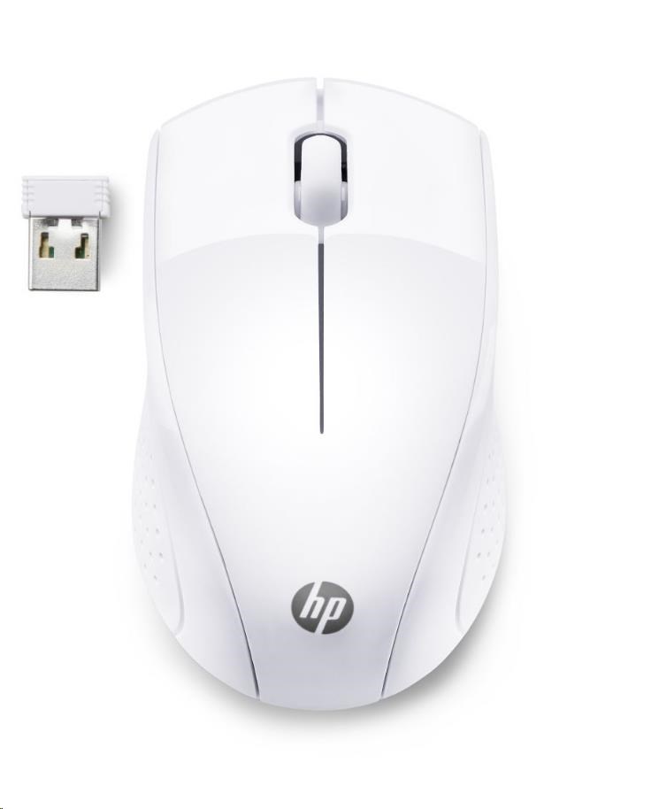 HP myš - 220 Mouse, wireless, white 7KX12AA#ABB