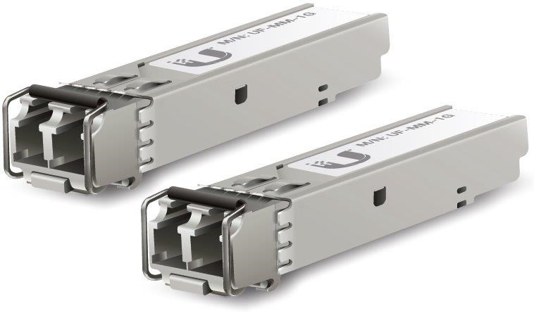 SFP modul Ubiquiti Networks UF-MM-1G U Fiber, MM, 1G 550m,, 2-Pack UACC-OM-MM-1G-D-2