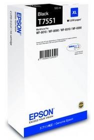 EPSON Ink čer WorkForce-8xxx Series Ink Cartridge XL Black - 5000str. (100 ml) (C13T755140)