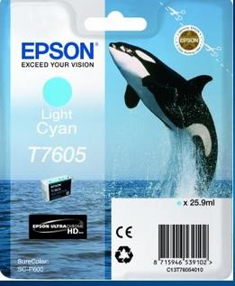 EPSON ink bar ULTRACHROME HD - Light Cyan - T7605 (25,9 ml) (C13T76054010)