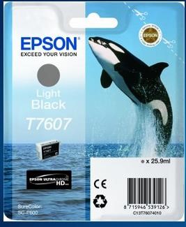 EPSON ink čer ULTRACHROME HD - Light Black - T7607 (25,9 ml) (C13T76074010)