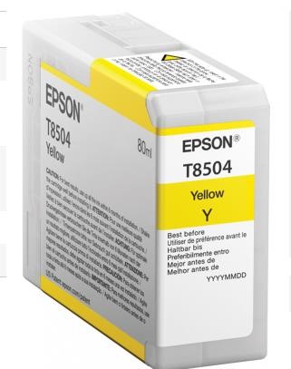 EPSON ink bar ULTRACHROME HD - Yellow - T850400 (80 ml) (C13T850400)