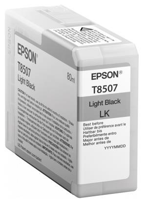 EPSON ink čer ULTRACHROME HD - Light Black - T850700 (80 ml) (C13T850700)