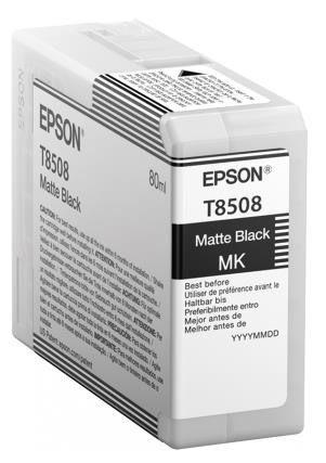 EPSON ink čer ULTRACHROME HD - Matte Black - T850800 (80 ml) (C13T850800)