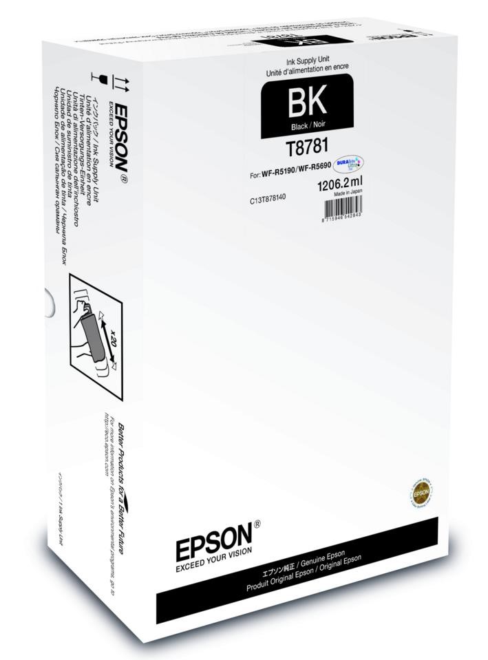 EPSON Ink čer Recharge XXL for A4 – 75.000str. Black  1.206,2 ml (C13T878140)