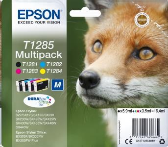 EPSON ink Multipack 4-colours T1285 DURABrite Ultra Ink (C13T12854012)