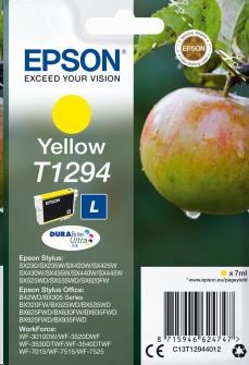 EPSON ink bar Singlepack Yellow T1294 DURABrite Ultra Ink (7 ml) (C13T12944012)