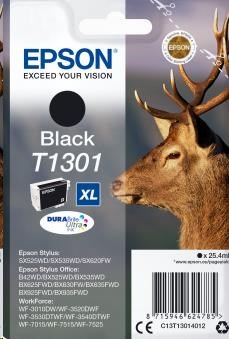 EPSON ink čer Singlepack Black T1301 DURABrite Ultra Ink (25,4 ml) (C13T13014012)