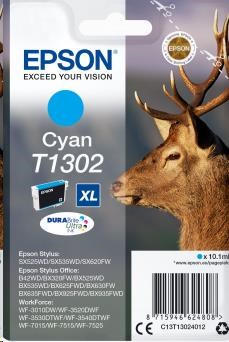 EPSON ink bar Singlepack Cyan T1302 DURABrite Ultra Ink (10,1 ml) (C13T13024012)