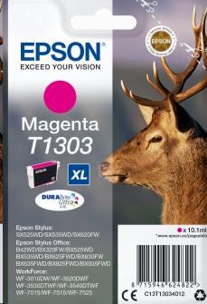 EPSON ink bar Singlepack Magenta T1303 DURABrite Ultra Ink (10,1 ml) (C13T13034012)