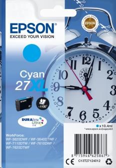 EPSON Singlepack Cyan 27XL DURABrite Ultra Ink (C13T27124012)