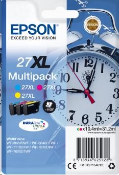 EPSON Multipack 3-colour 27XL DURABrite Ultra Ink (C13T27154012)