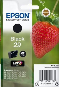 EPSON Singlepack Black 29 Claria Home Ink (C13T29814012)