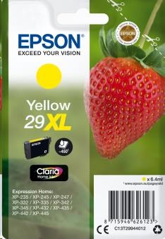 EPSON Singlepack Yellow 29XL Claria Home Ink (C13T29944012)