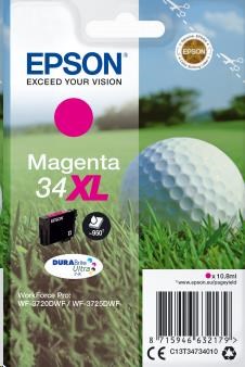 EPSON ink bar Singlepack Magenta 34XL DURABrite Ultra Ink 10,8 ml (C13T34734010)