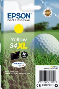 EPSON ink bar Singlepack Yellow 34XL DURABrite Ultra Ink 10,8 ml (C13T34744010)