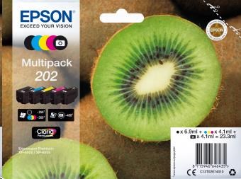 EPSON ink Multipack "Kiwi" 5-colours 202 Claria Premium Ink C13T02E74010