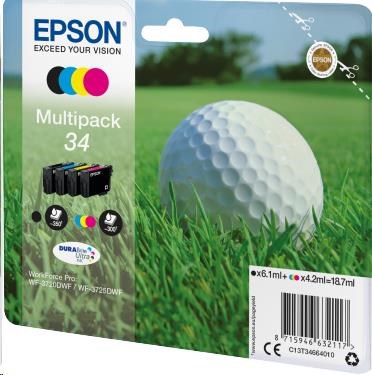 EPSON ink Multipack 4-colours 34 DURABrite Ultra Ink (C13T34664010)