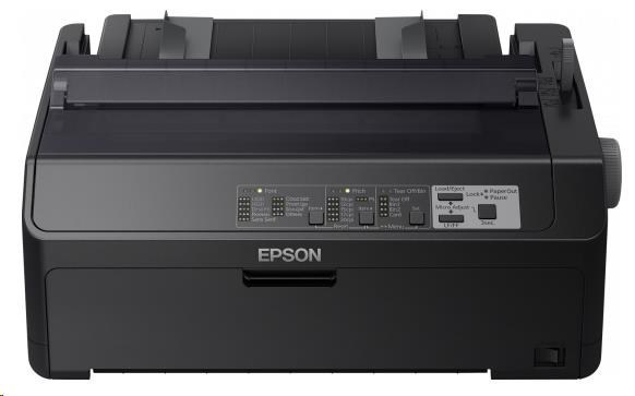 EPSON tiskárna jehličková LQ-590II, A4, 24 jehel, high speed draft 550 zn/s, 1+6 kopii, USB 2.0 C11CF39401