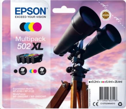 EPSON ink Multipack "Dalekohled" 4-colours 502XL Ink C13T02W64010