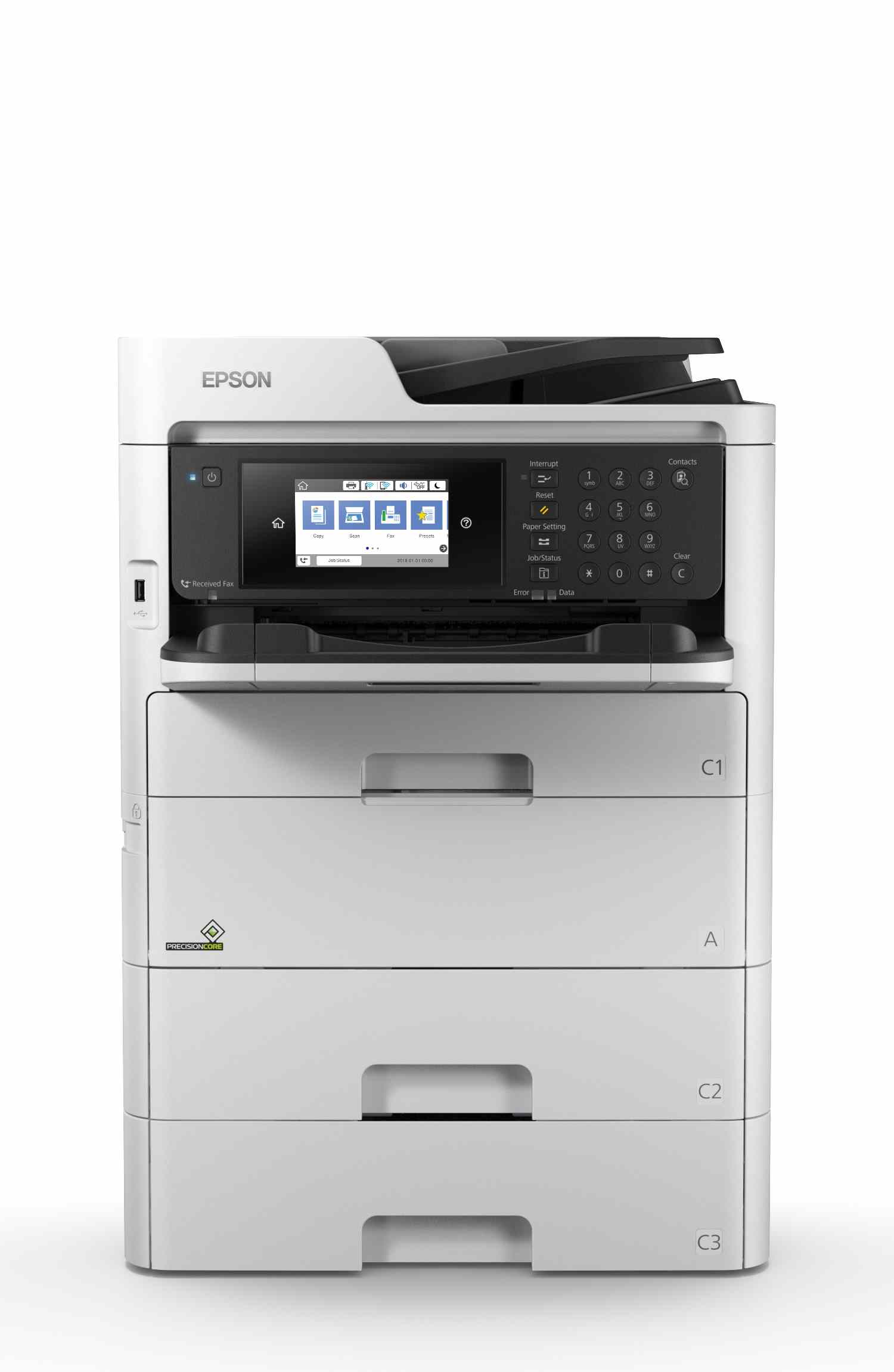 EPSON tiskárna ink WorkForce Pro WF-C579RD2TWF, RIPS, 4v1, A4, 34ppm, Ethernet, WiFi (Direct), Duplex