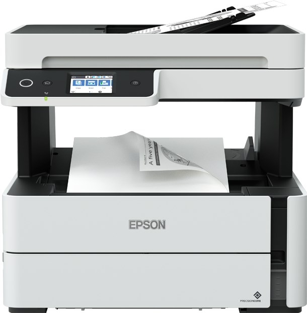 EPSON tiskárna ink EcoTank Mono M3180, 4v1, A4, 39ppm, Ethernet, Wi-Fi (Direct), Duplex, LCD, ADF