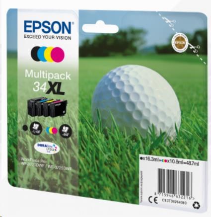 EPSON ink Multipack 4-colours "Golf" 34XL DURABrite Ultra Ink C13T34764010