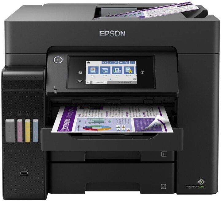 EPSON tiskárna ink EcoTank L6570,4in1,4800x2400dpi,A4,USB,4-ink C11CJ29402