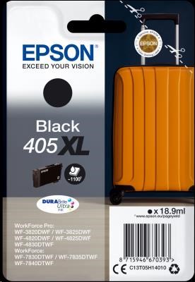 EPSON ink čer Singlepack Black 405XL Durabrite Ultra C13T05H14010