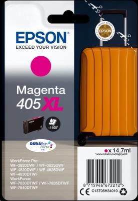 EPSON ink Singlepack Magenta 405XL Durabrite Ultra C13T05H34010