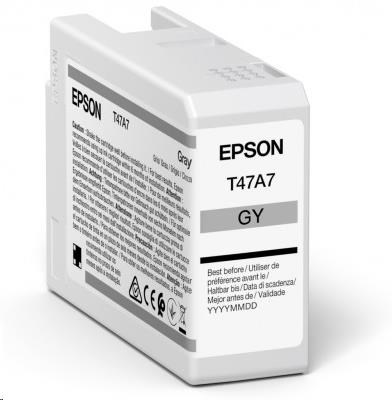 EPSON ink Singlepack Gray T47A7 UltraChrome Pro 10 ink 50ml C13T47A700