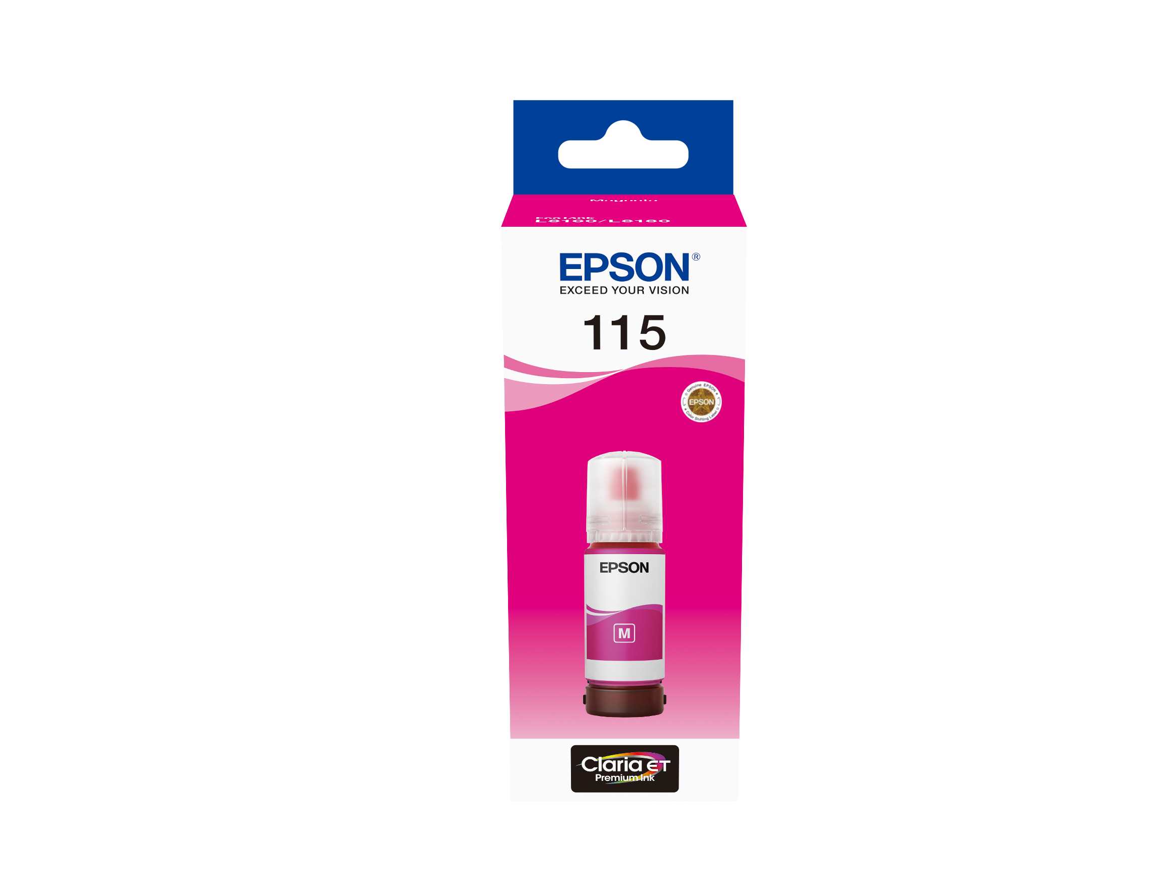 EPSON ink bar 115 EcoTank Magenta ink bottle C13T07D34A