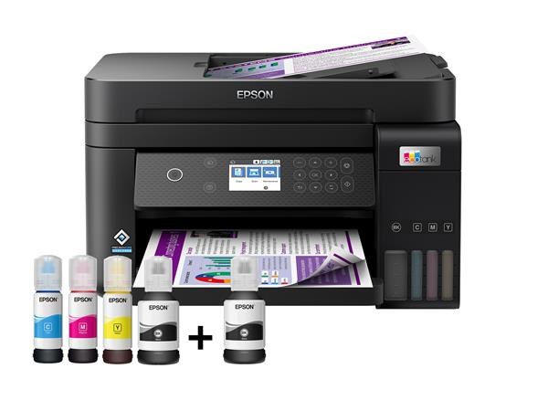 EPSON tiskárna ink EcoTank L6270, 3v1, A4, 1200x4800dpi, 33ppm, USB, Wi-Fi, LAN C11CJ61403