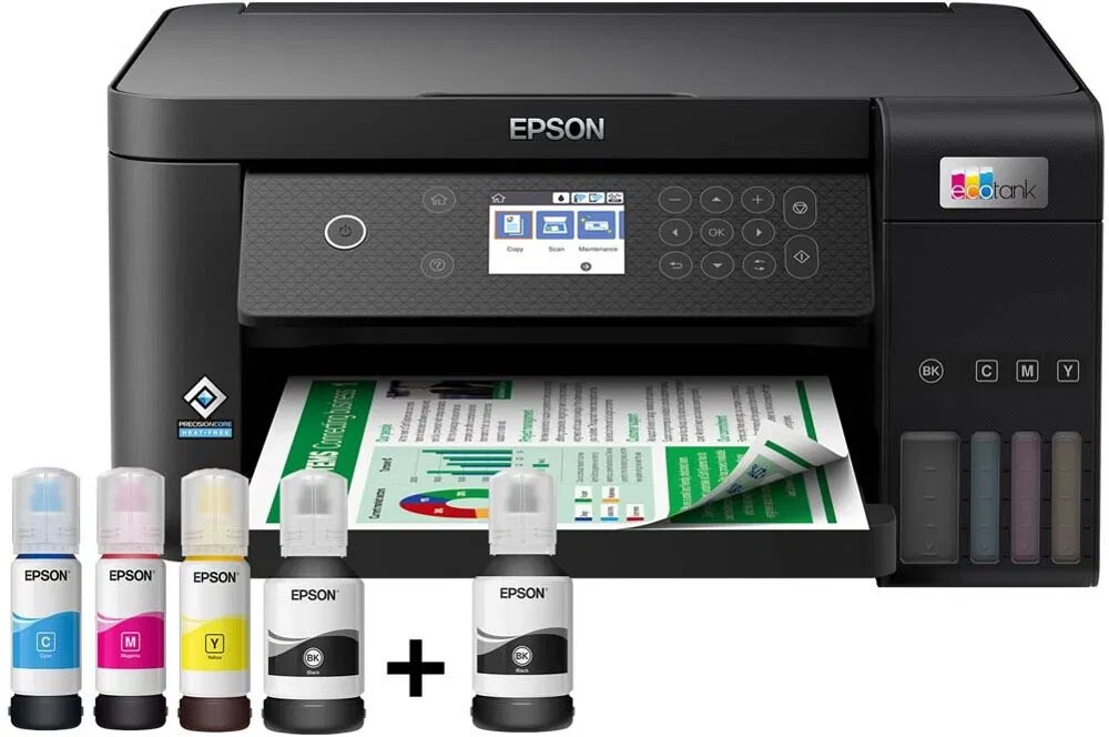 EPSON tiskárna ink EcoTank L6260, 3v1, A4, 1200x4800, 33ppm, USB, Wi-Fi, LAN C11CJ62402