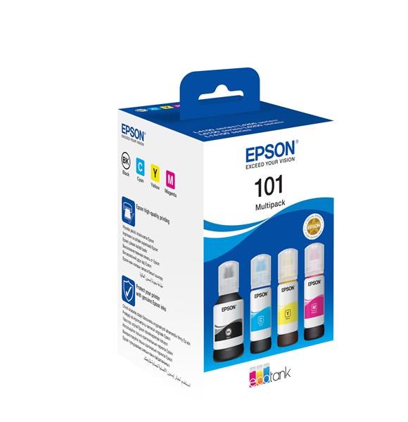 EPSON ink 101 EcoTank 4-colour Multipack C13T03V64A