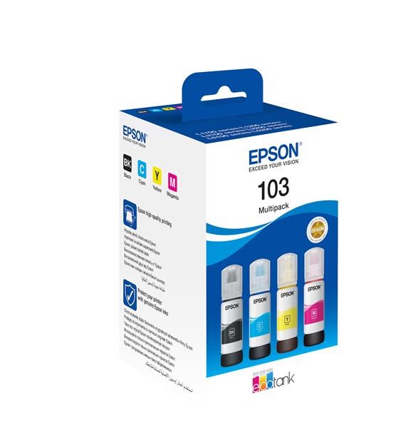 EPSON ink 103 EcoTank 4-colour Multipack C13T00S64A