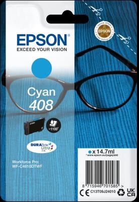 EPSON ink Cyan 408L DURABrite Ultra Ink C13T09K24010