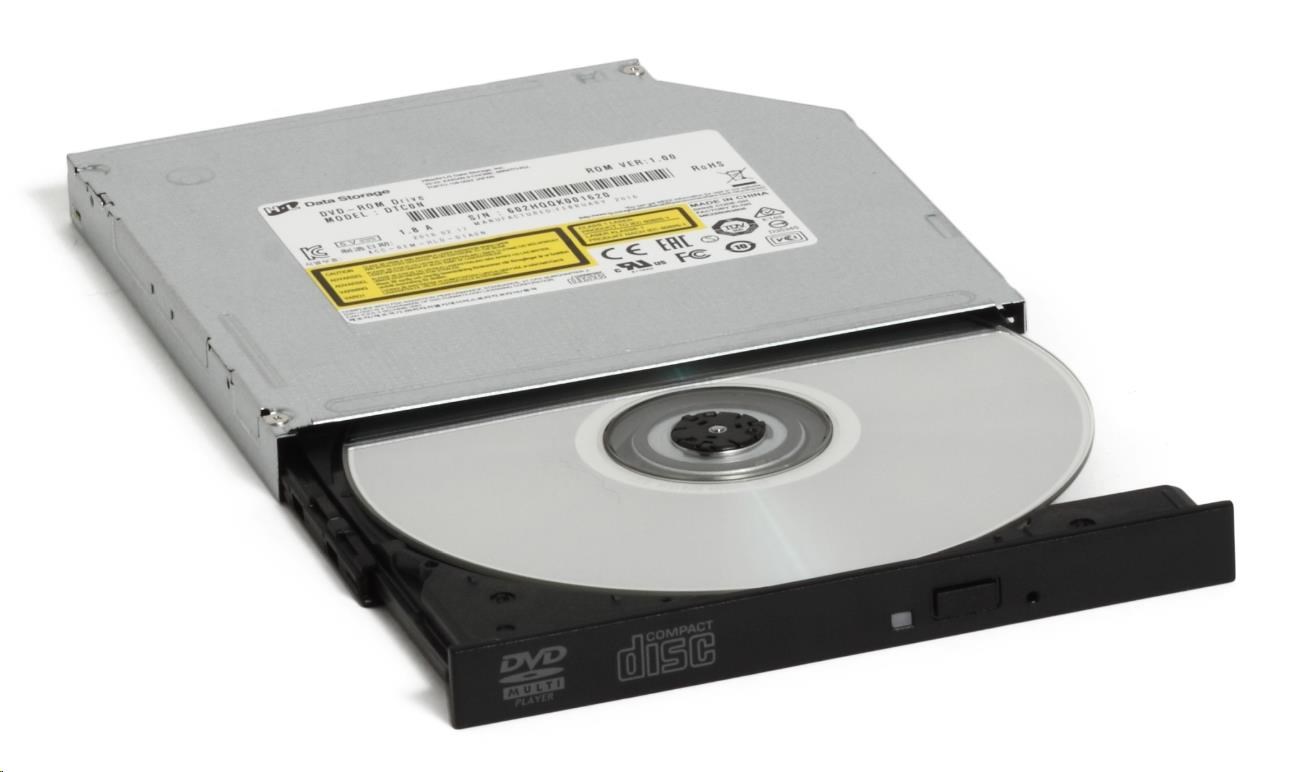 HITACHI LG - interní mechanika DVD-ROM/CD-RW/DVD±R/±RW/RAM/M-DISC DTC2N, Slim, 12.7 mm Tray, Black, bulk bez SW