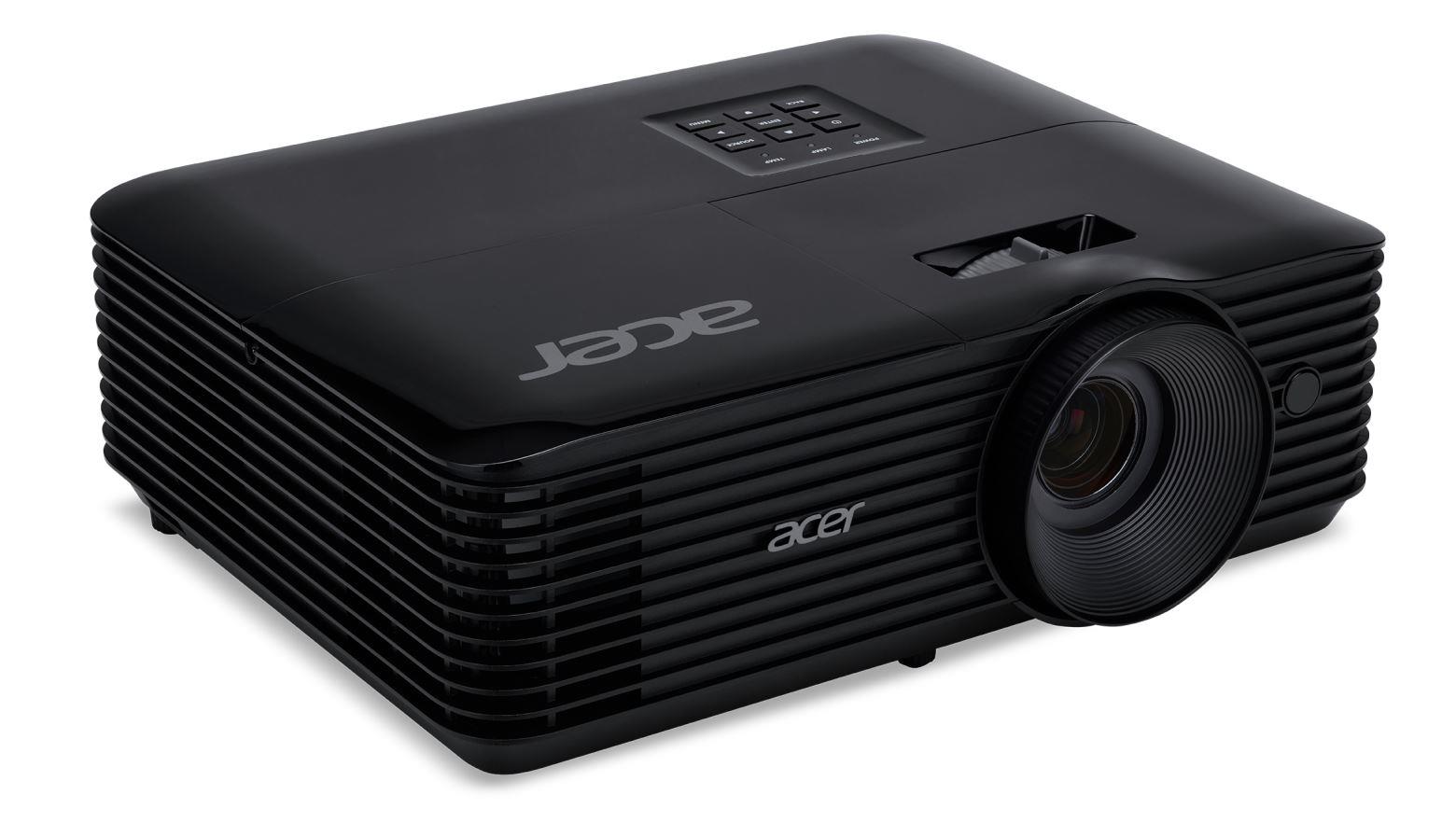 ACER Projektor X1228H, DLP 3D, XGA (1024x768), 4500ANSI, 20000:1, VGA, HDMI, 1x3W,  2.8 kg,ColorBoost 3D, ColorSafe II