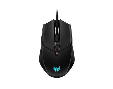 ACER GAMING MOUSE -  max. 19000dpi,10 programovatelných tlačítek, 4 barvy podsvícení,životnost 20 mil. kliknutí GP.MCE11.01Q