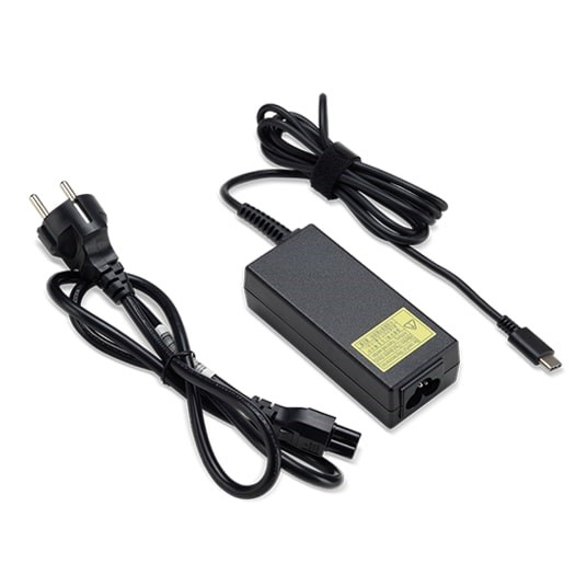 ACER ADAPTER Acer 65W_USB Type C Adapter, Black - pro zařízení s USB C GP.ADT11.00C