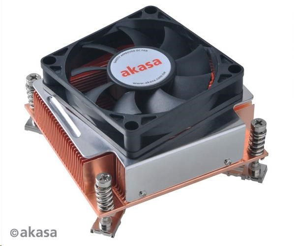 AKASA chladič CPU AK-CC7302BT01 pro Intel LGA115X, 1200 a 1366